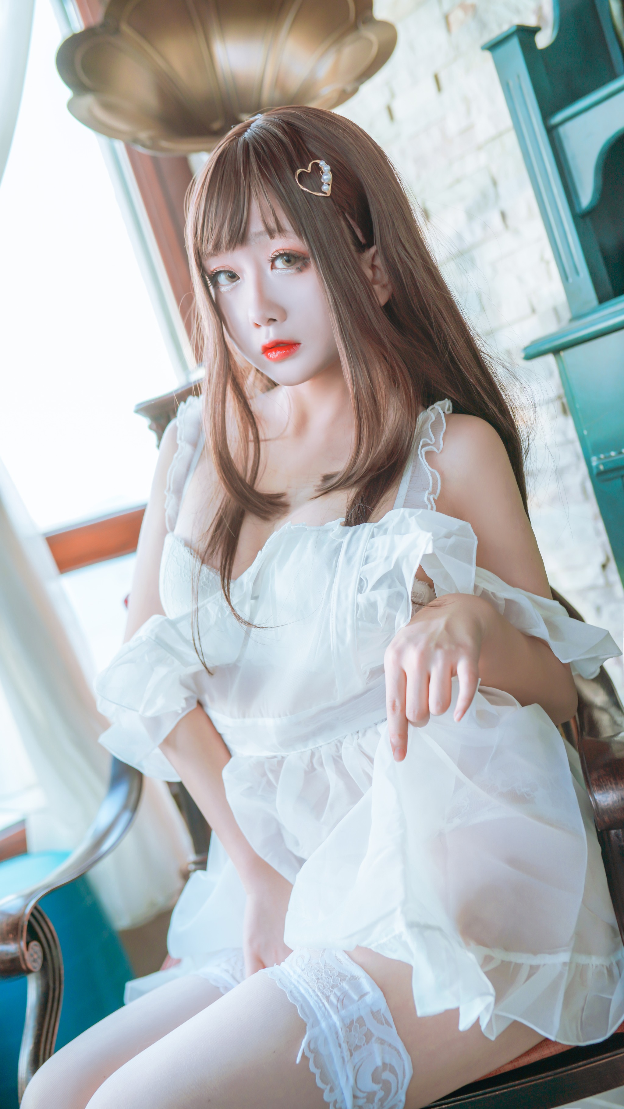图片[1]-日奈娇 – NO.011 透明围裙 [35P]-XikXak